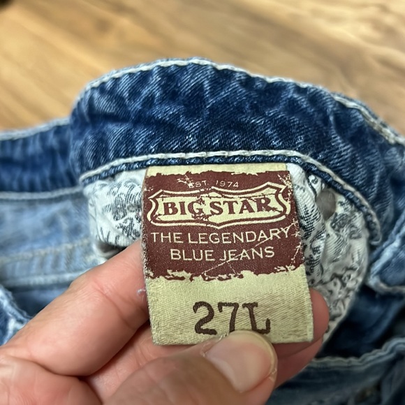 BigStar Hazel Jeans Straight Legs Sz 27 - Picture 8 of 8